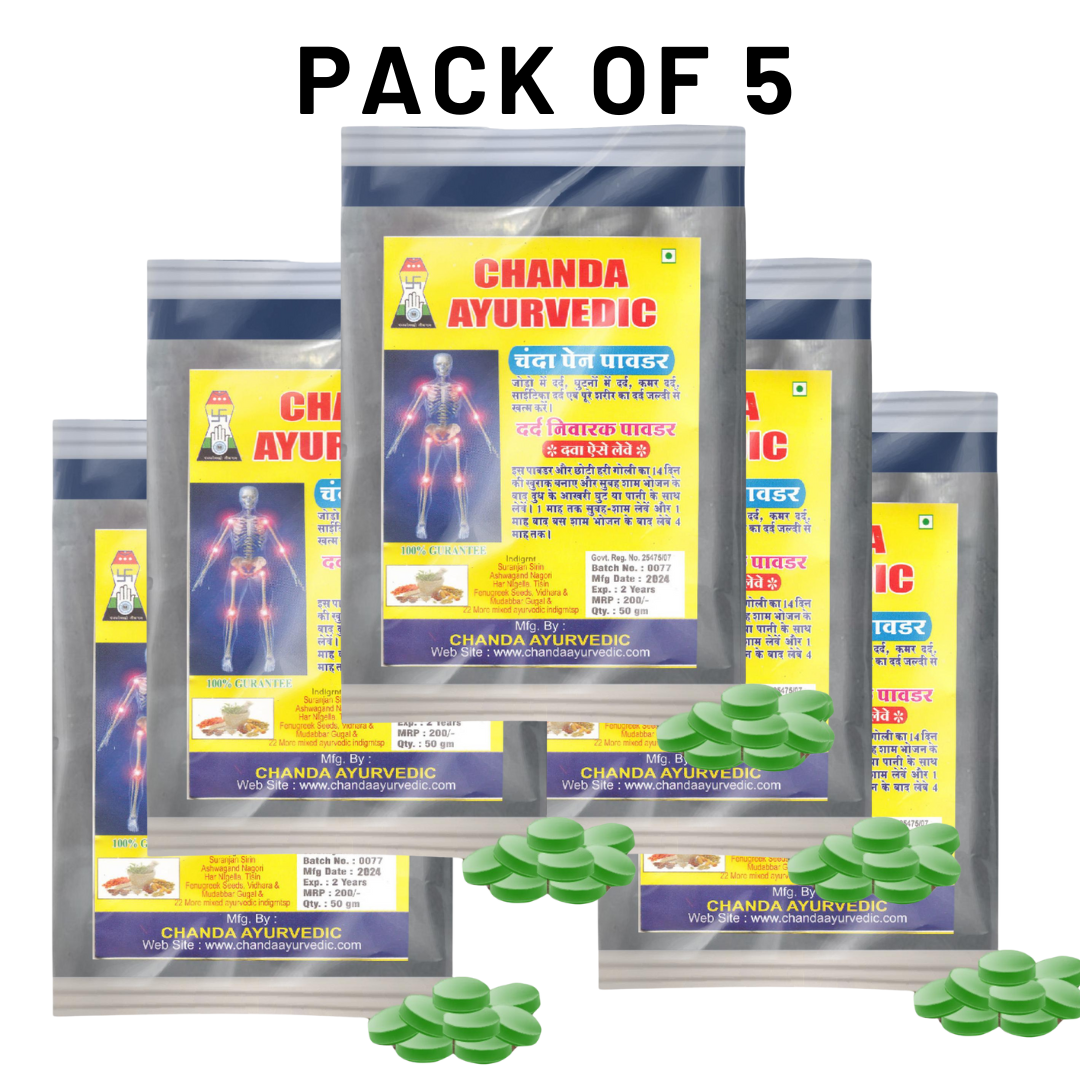 Chanda Pain Relief Powder – Ayurvedic Muscle & Joint Care