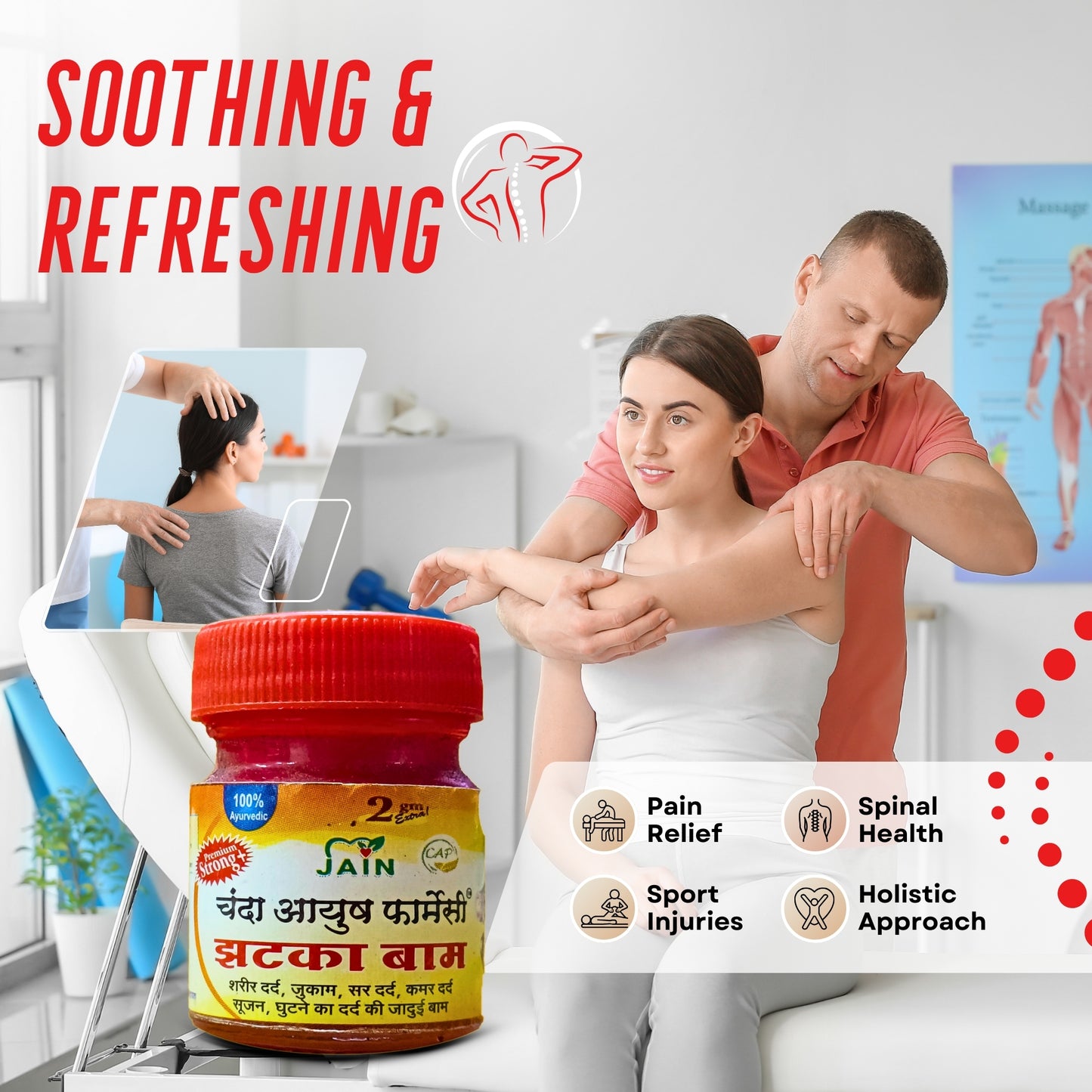 Chand Jhatka Herbal Pain Relief Balm – Instant Relief for Headache, Cold & Body Pain