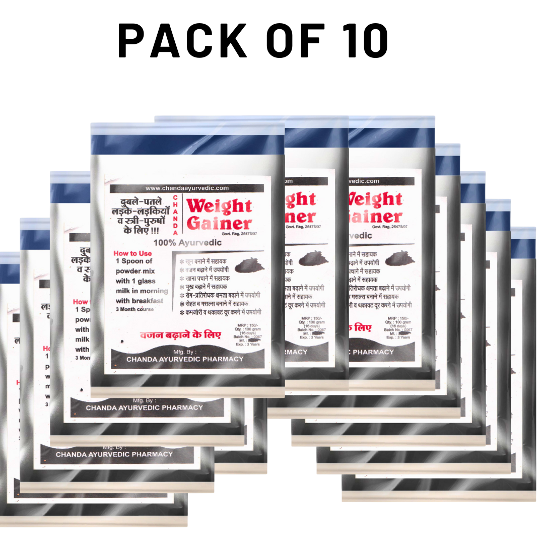 Chanda Weight Gainer Powder for Skinny Body – Increases Weight, Appetite & Energy Naturally – 100g