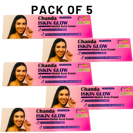 Chanda Skin Glow Cream for Dull Skin, Dark Spots & Uneven Tone – Herbal Radiance Booster – 25g
