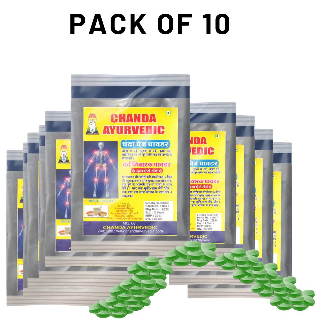 Chanda Pain Relief Powder – Ayurvedic Muscle & Joint Care