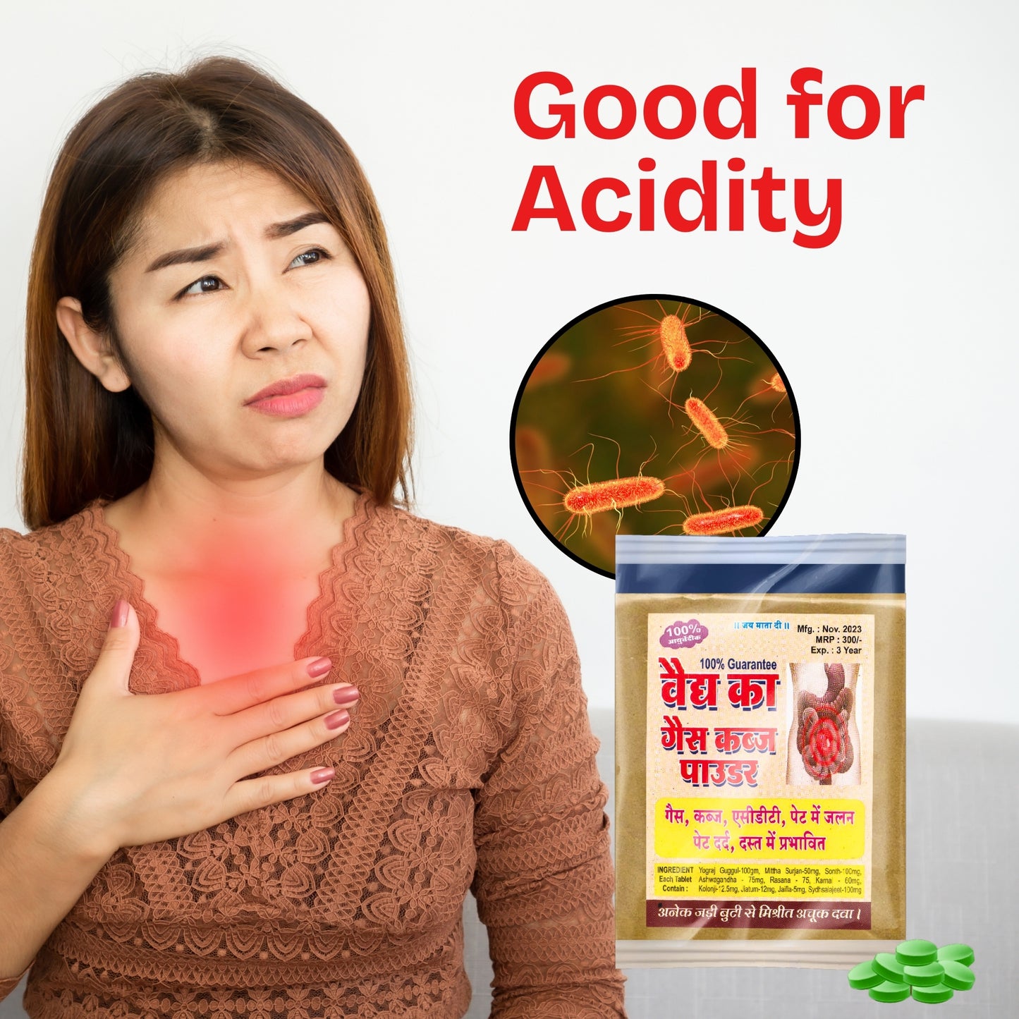 Chanda Gas & Acidity Relief Powder – Ayurvedic Digestive Support Formula