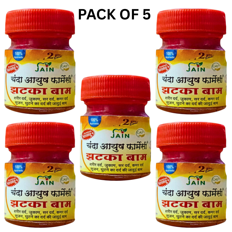 Chand Jhatka Herbal Pain Relief Balm – Instant Relief for Headache, Cold & Body Pain