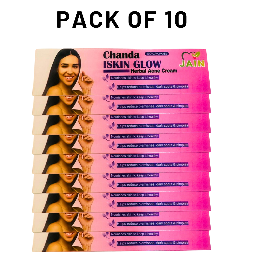 Chanda Skin Glow Cream for Dull Skin, Dark Spots & Uneven Tone – Herbal Radiance Booster – 25g